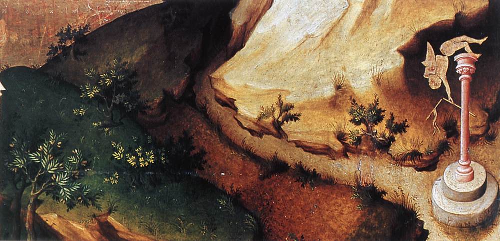 The Flight into Egypt (detail) by BROEDERLAM, Melchior