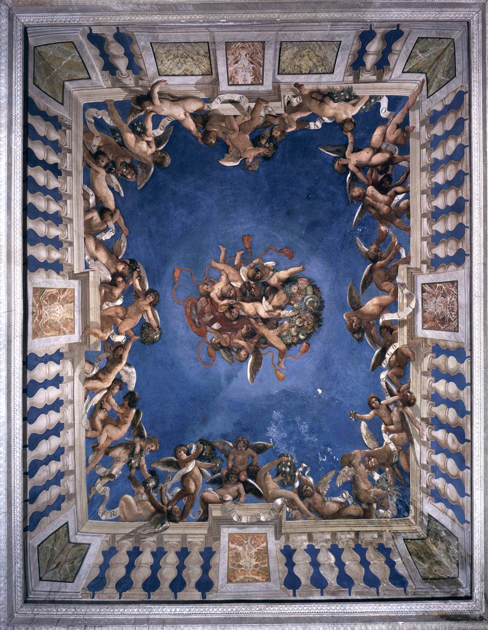 Ceiling painting by VALESIO, Giovanni Luigi