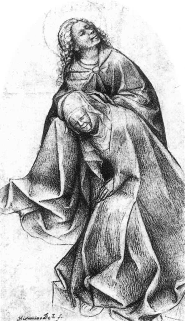 Mary and John at the Foot of the Cross by BOSCH, Hieronymus