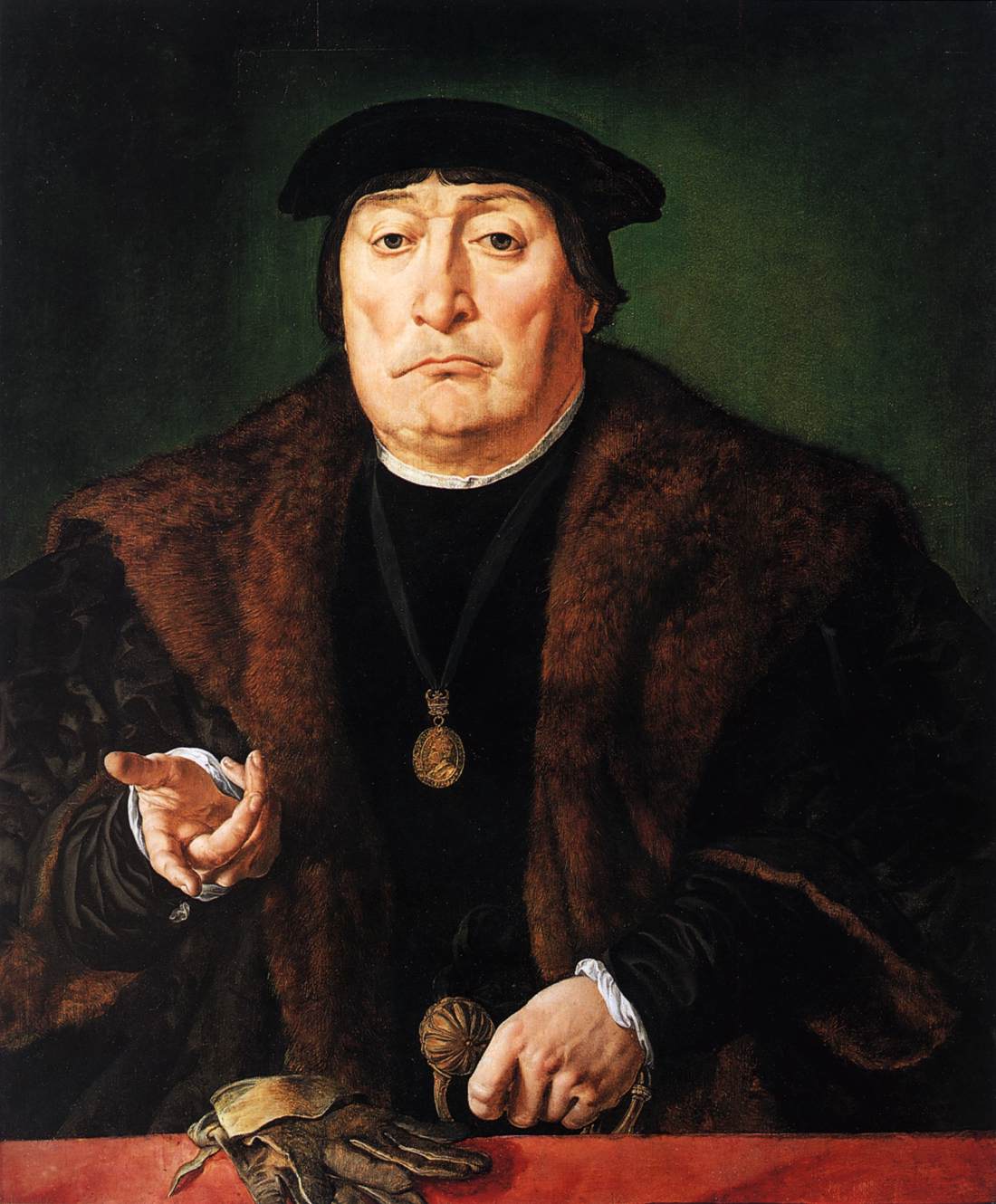 Portrait of an Older Man by VERMEYEN, Jan Cornelisz.