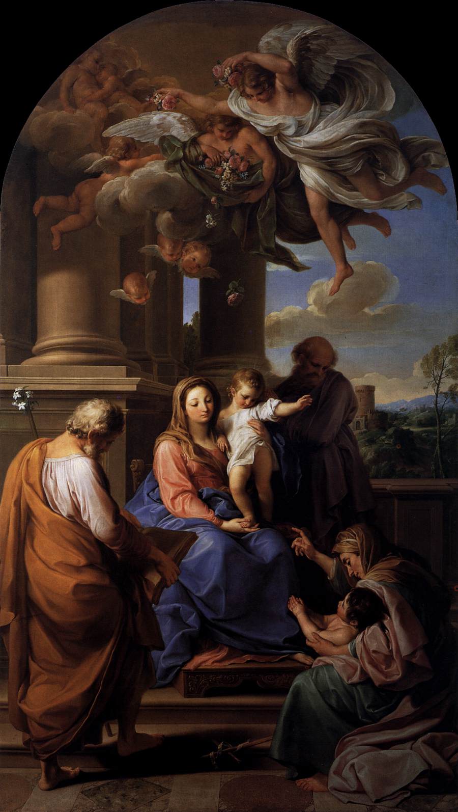 Virgin and Child with Saints by BATONI, Pompeo