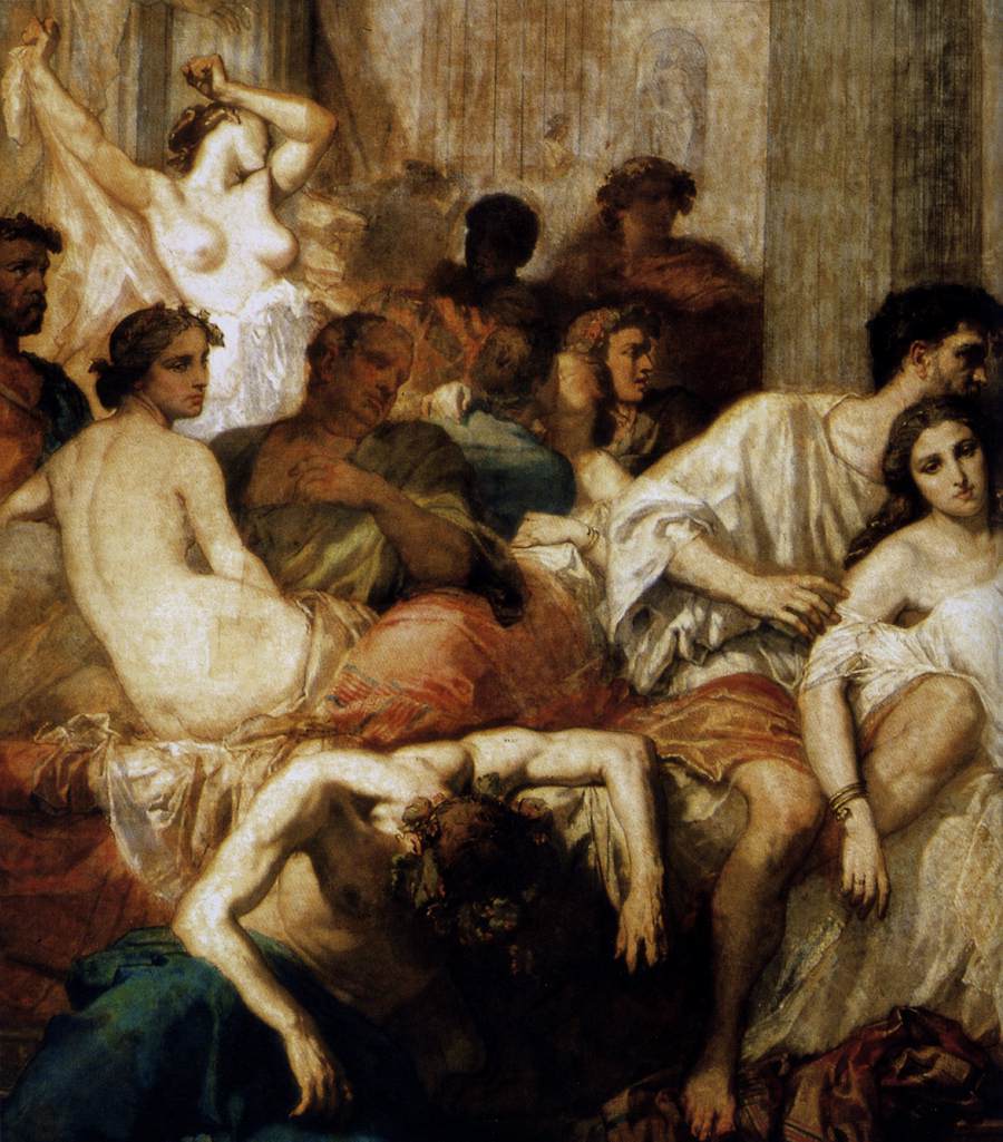 Romans of the Decadence (detail) by