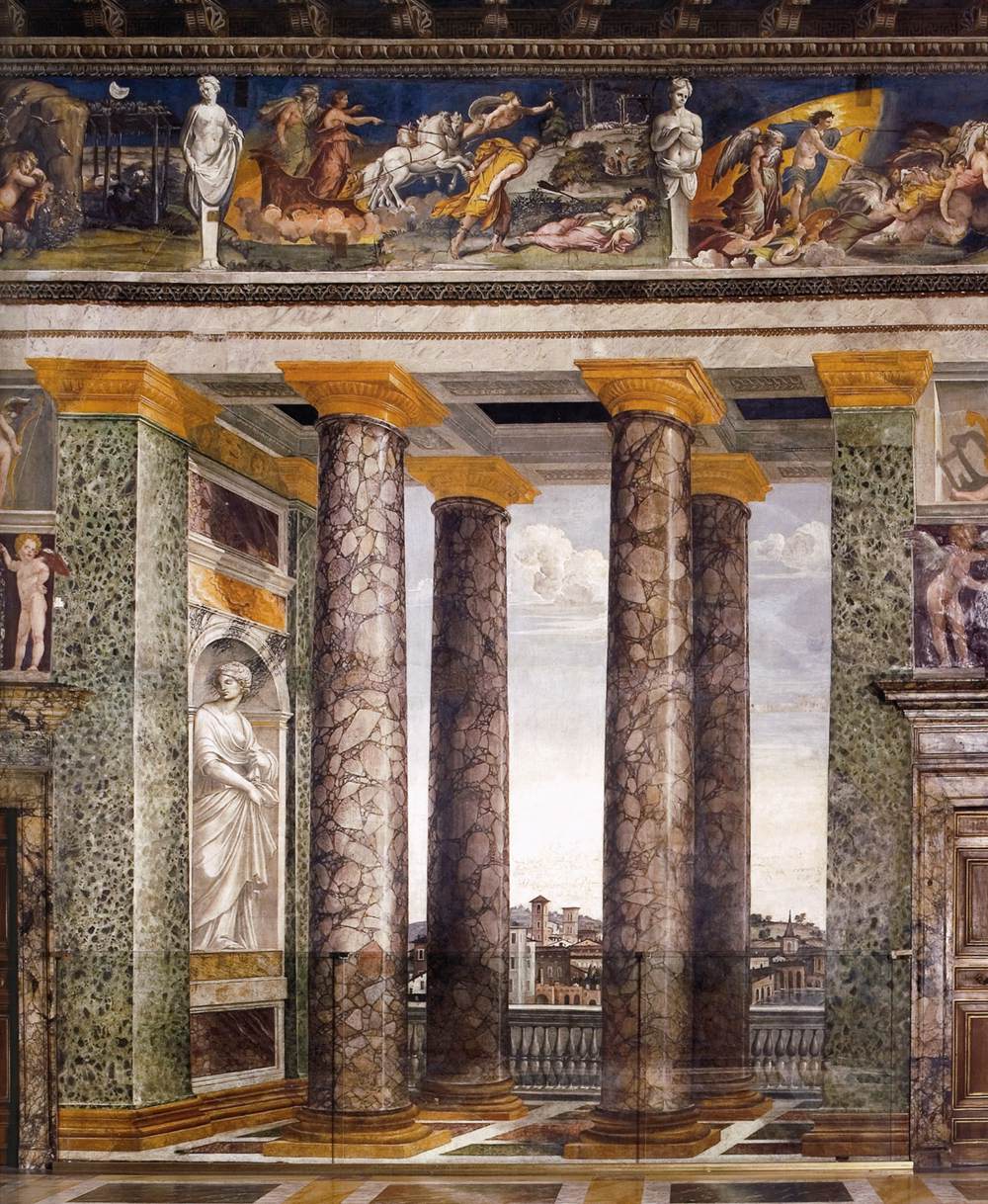 Decoration of the Sala delle Prospettive by