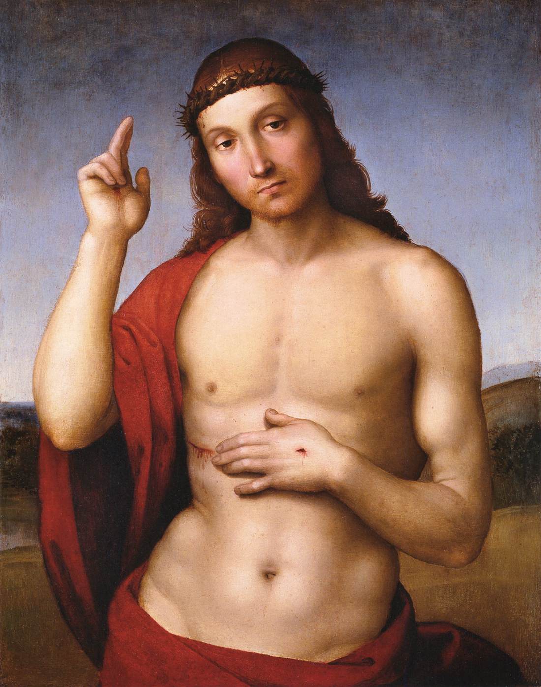 Christ Blessing (Pax Vobiscum) by RAFFAELLO Sanzio