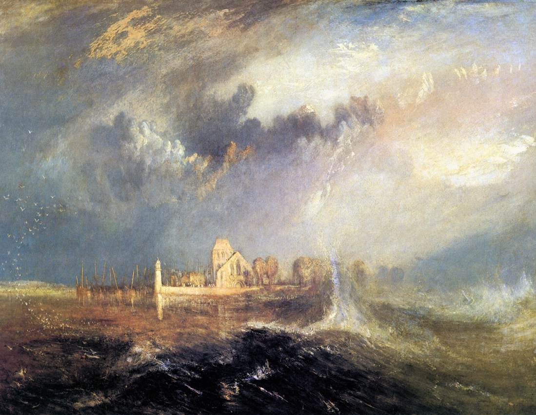 Quillebeuf, at the Mouth of Seine by TURNER, Joseph Mallord William