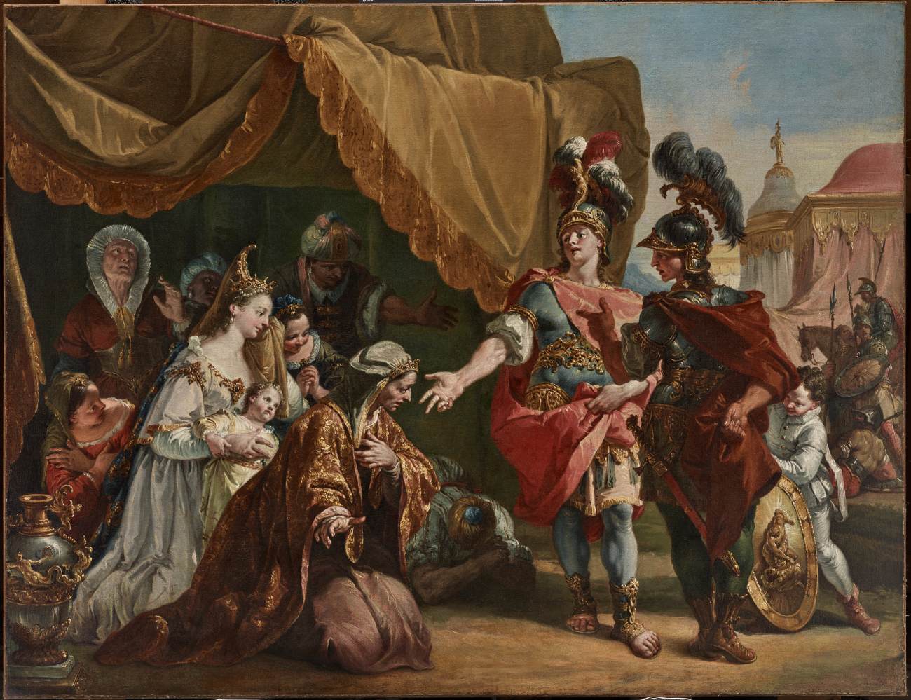 Family of Darius before Alexander by FONTEBASSO, Francesco