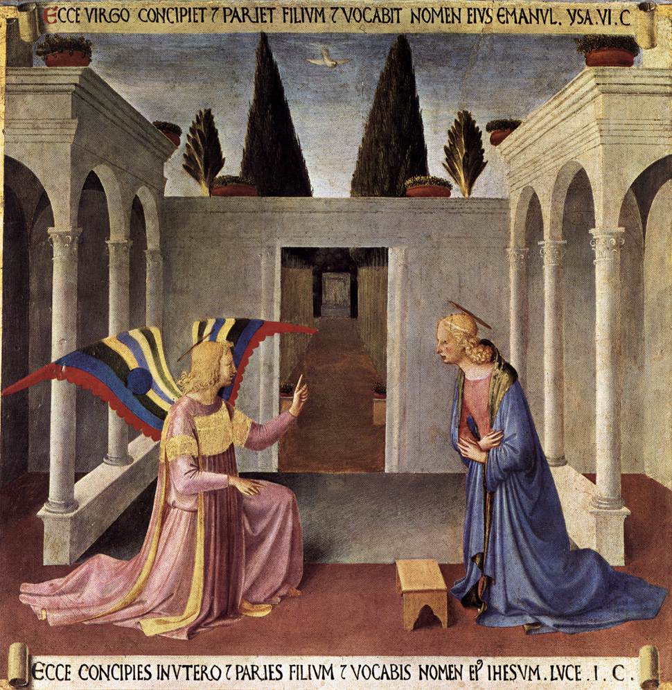 Annunciation by ANGELICO, Fra