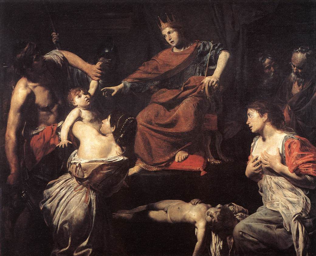 The Judgment of Solomon by VALENTIN DE BOULOGNE