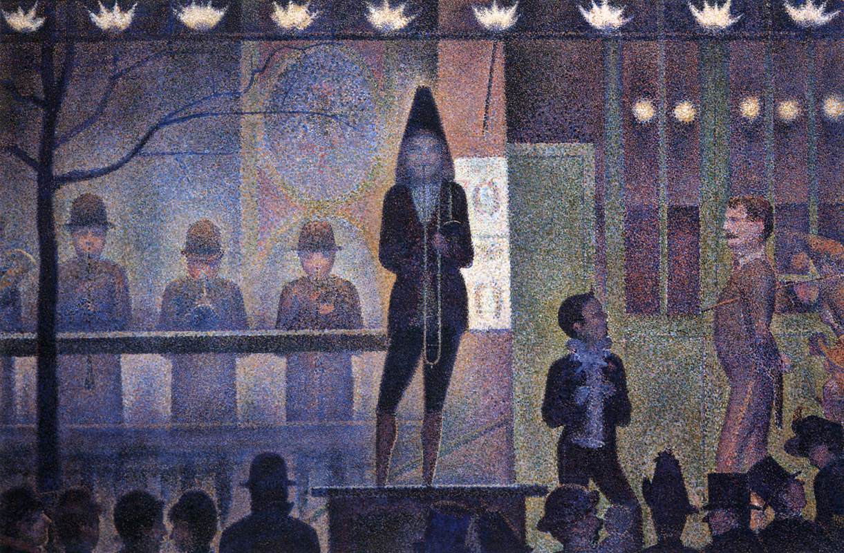 Circus Sideshow by SEURAT, Georges