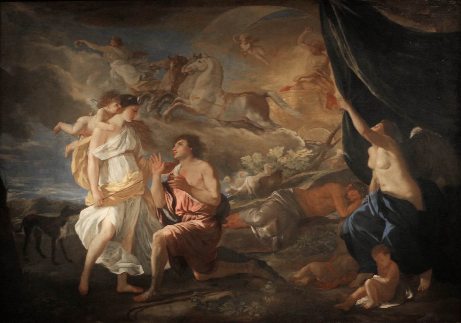 Selene and Endymion by POUSSIN, Nicolas