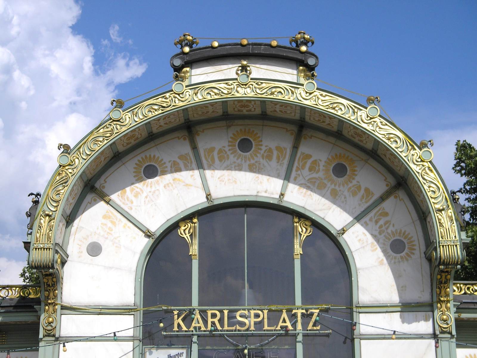 Stadtbahn Station (detail of the exterior) by