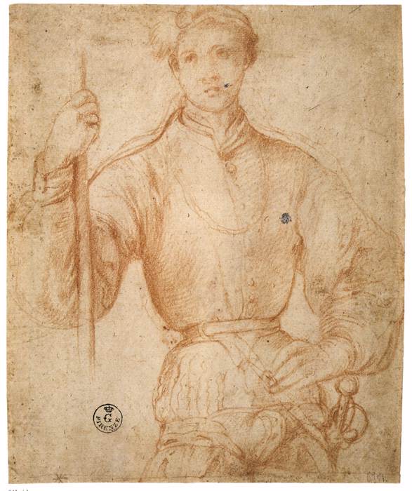 Study of Francesco Guardi as a Halberdier by