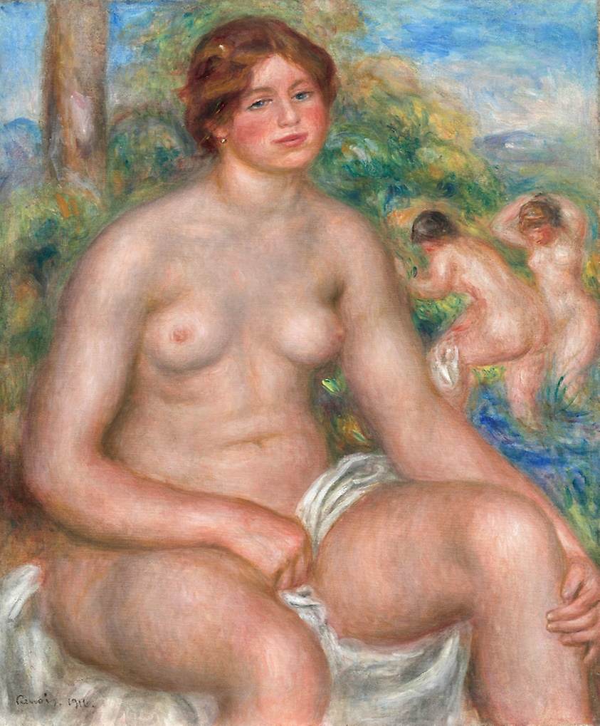 Seated Bather by