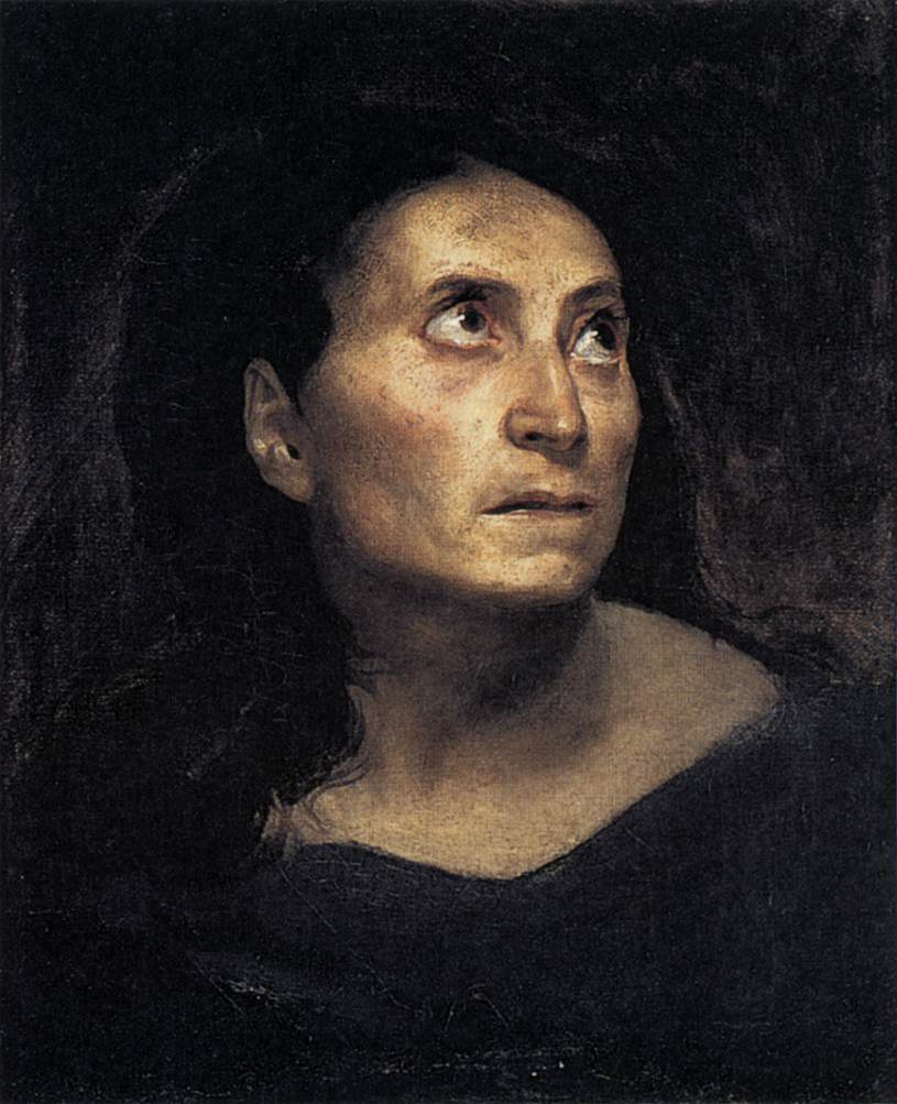 A Mad Woman by DELACROIX, Eugène