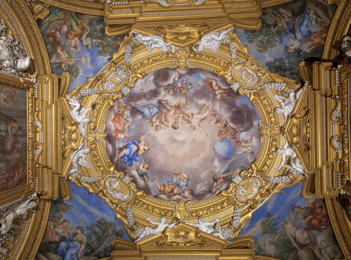 Ceiling painting by