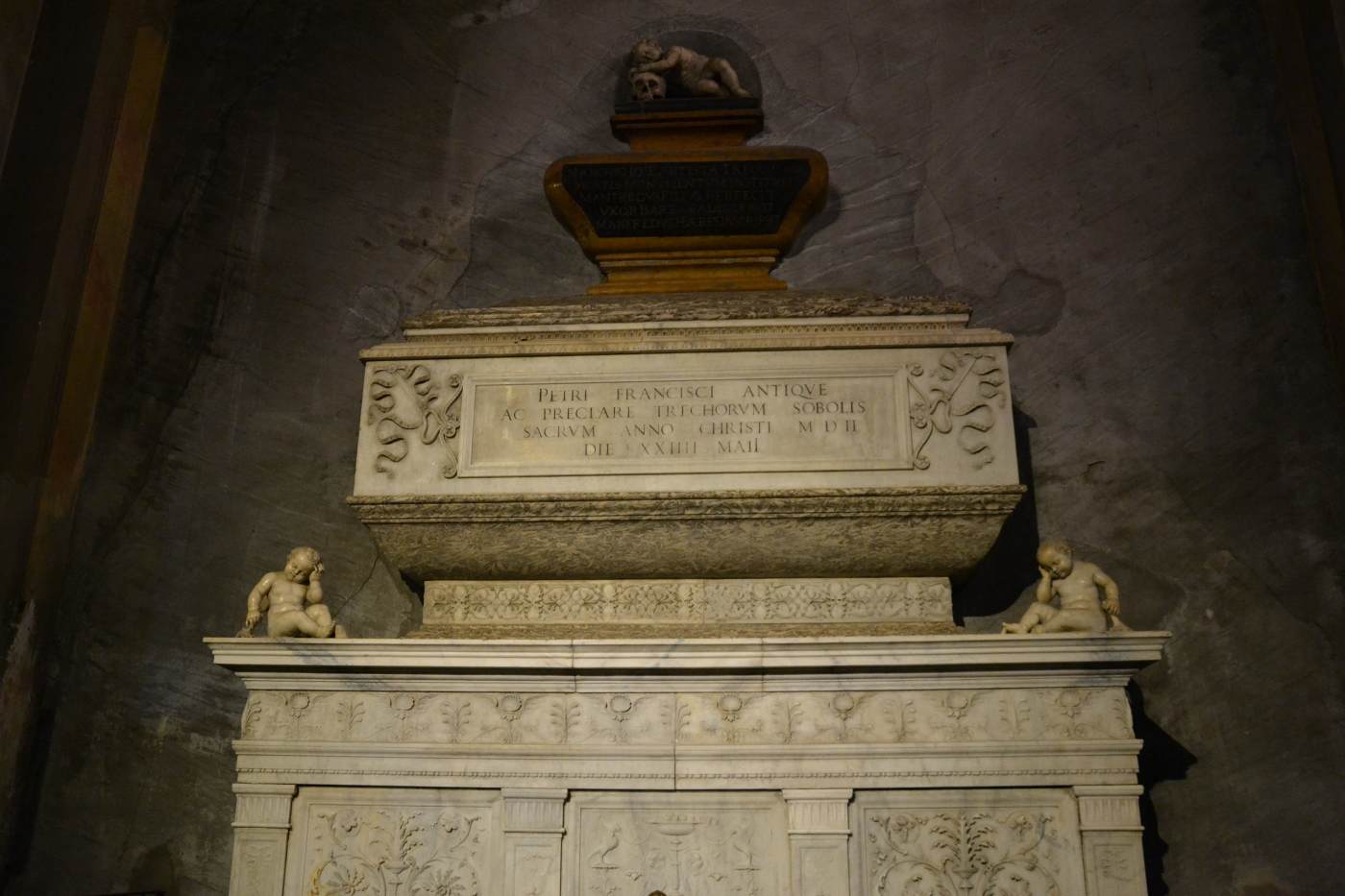 Funeral monument to Giovanni Battista Trecchi by ROMANO, Gian Cristoforo