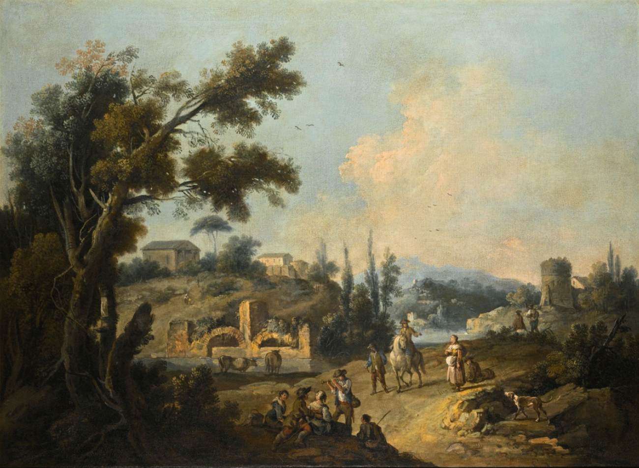 Italianate Landscape by ZAIS, Giuseppe