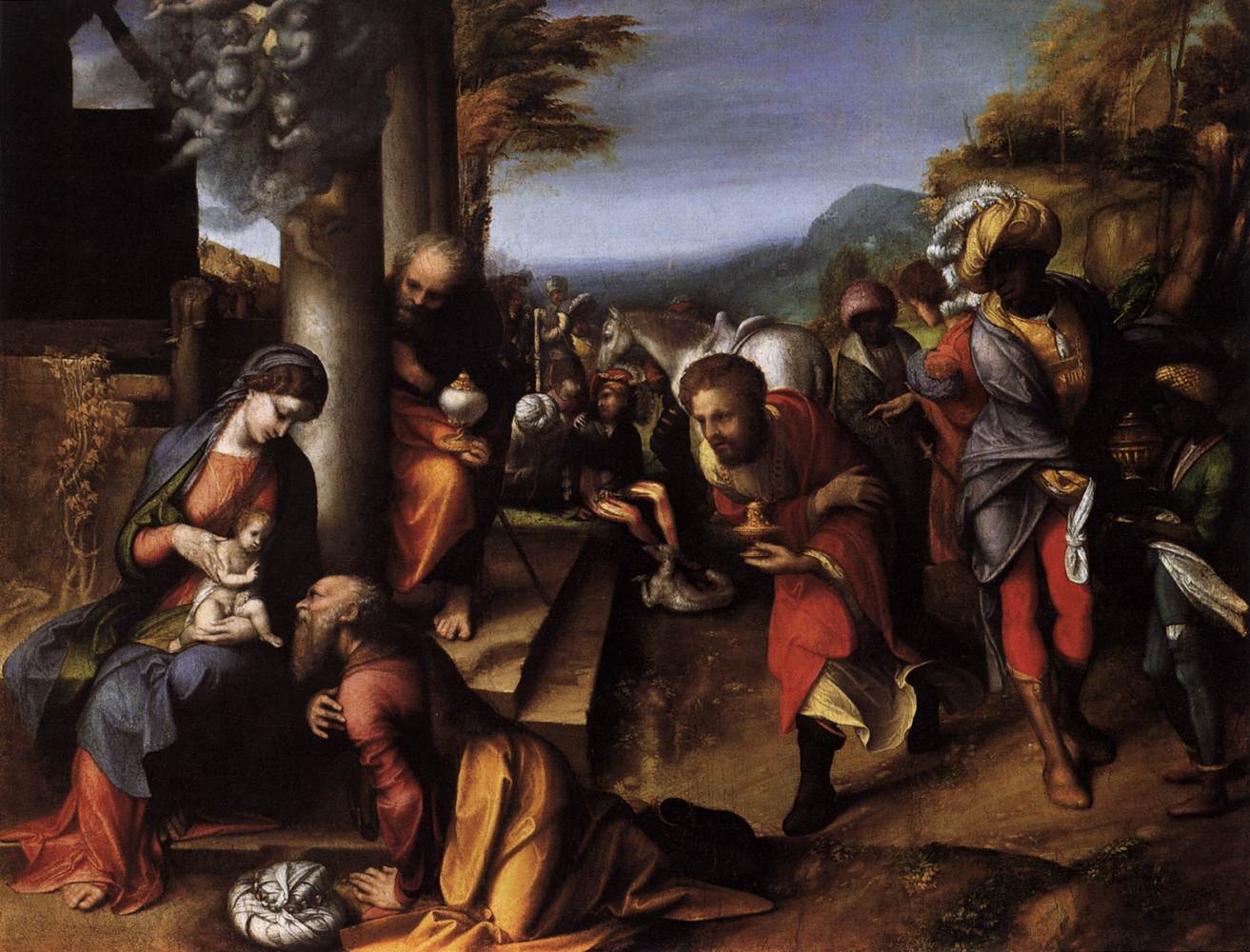 The Adoration of the Magi by CORREGGIO