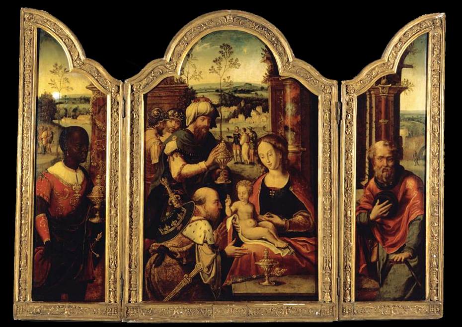 Triptych: Adoration of the Magi by