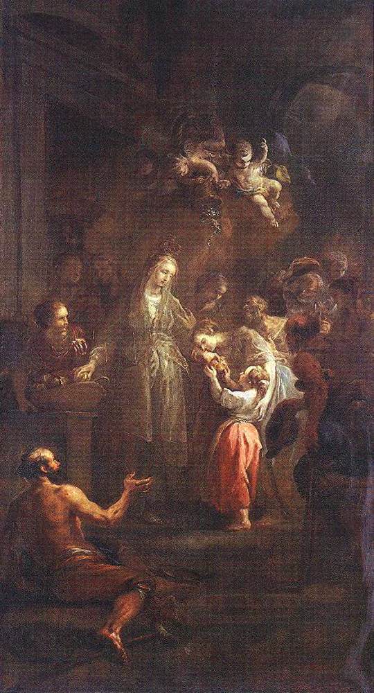 Saint Elizabeth Distributing Alms by SCHMIDT, Martin Johann