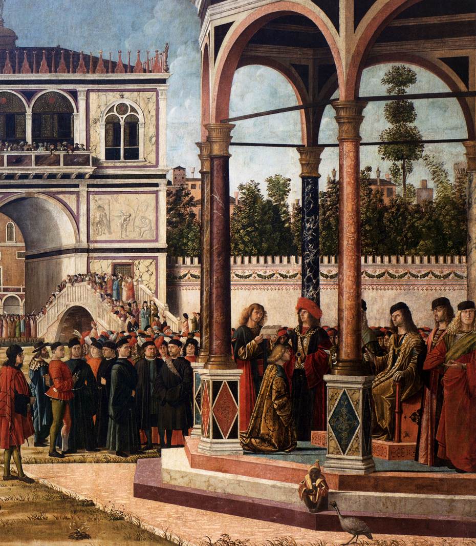 The Ambassadors Return to the English Court (detail) by CARPACCIO, Vittore