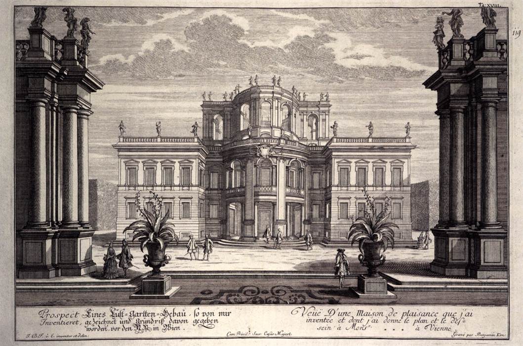 View of a Garden Pavilion by DELSENBACH, Johann Adam