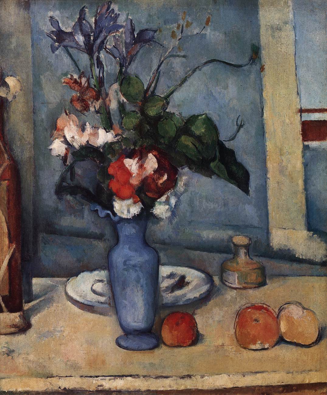 The Blue Vase by CÉZANNE, Paul