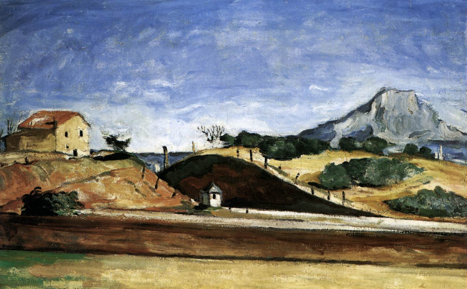 The Railway Cutting by CÉZANNE, Paul