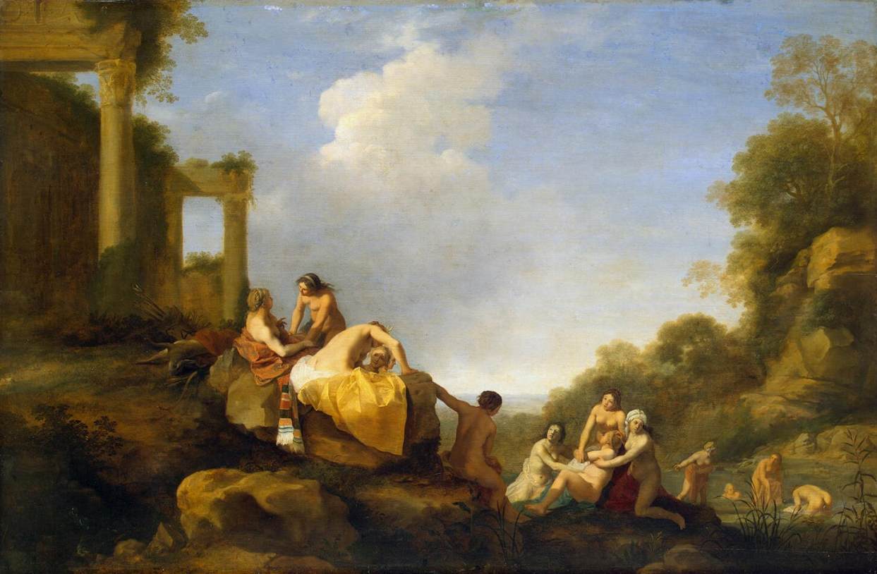 Landscape with Diana and Callisto by POELENBURGH, Cornelis van