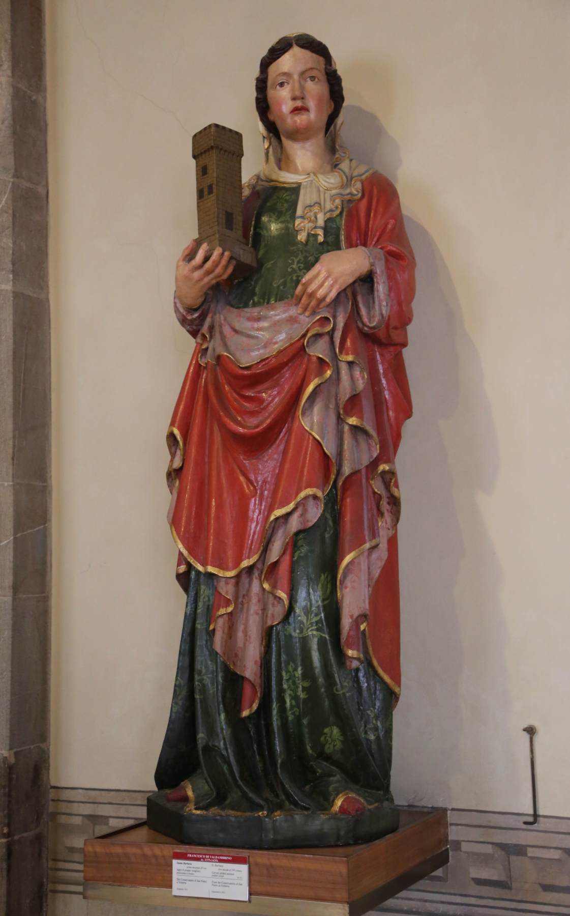 St Barbara by VALDAMBRINO, Francesco di