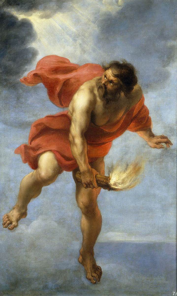 Prometheus Carrying Fire by