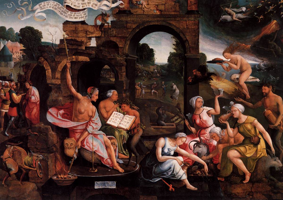 Saul and the Witch of Endor by CORNELISZ VAN OOSTSANEN, Jacob