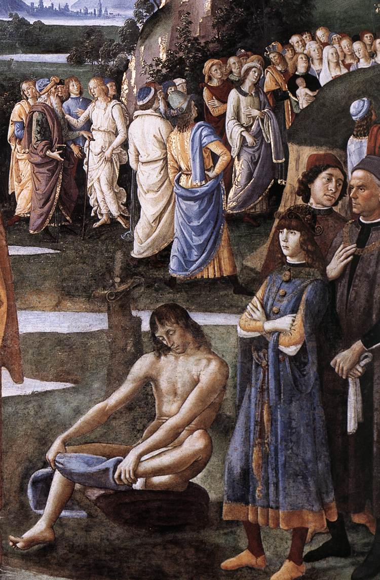 Baptism of Christ (detail) by PERUGINO, Pietro