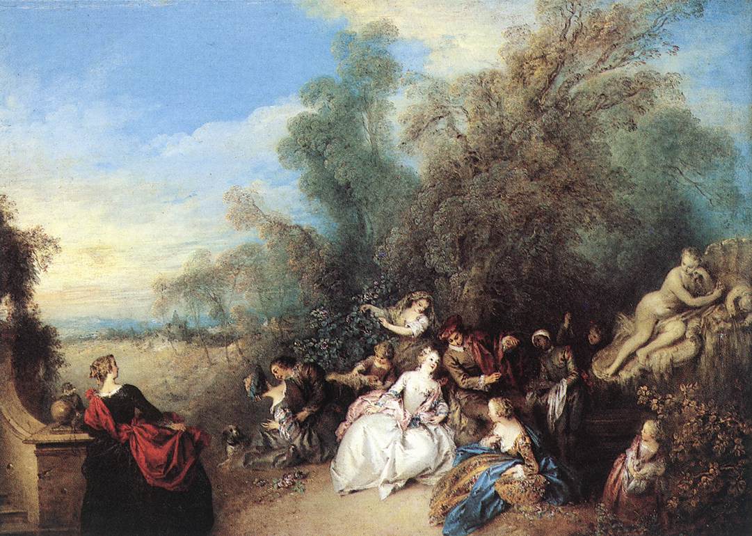 Relaxing in the Country by PATER, Jean Baptiste Joseph