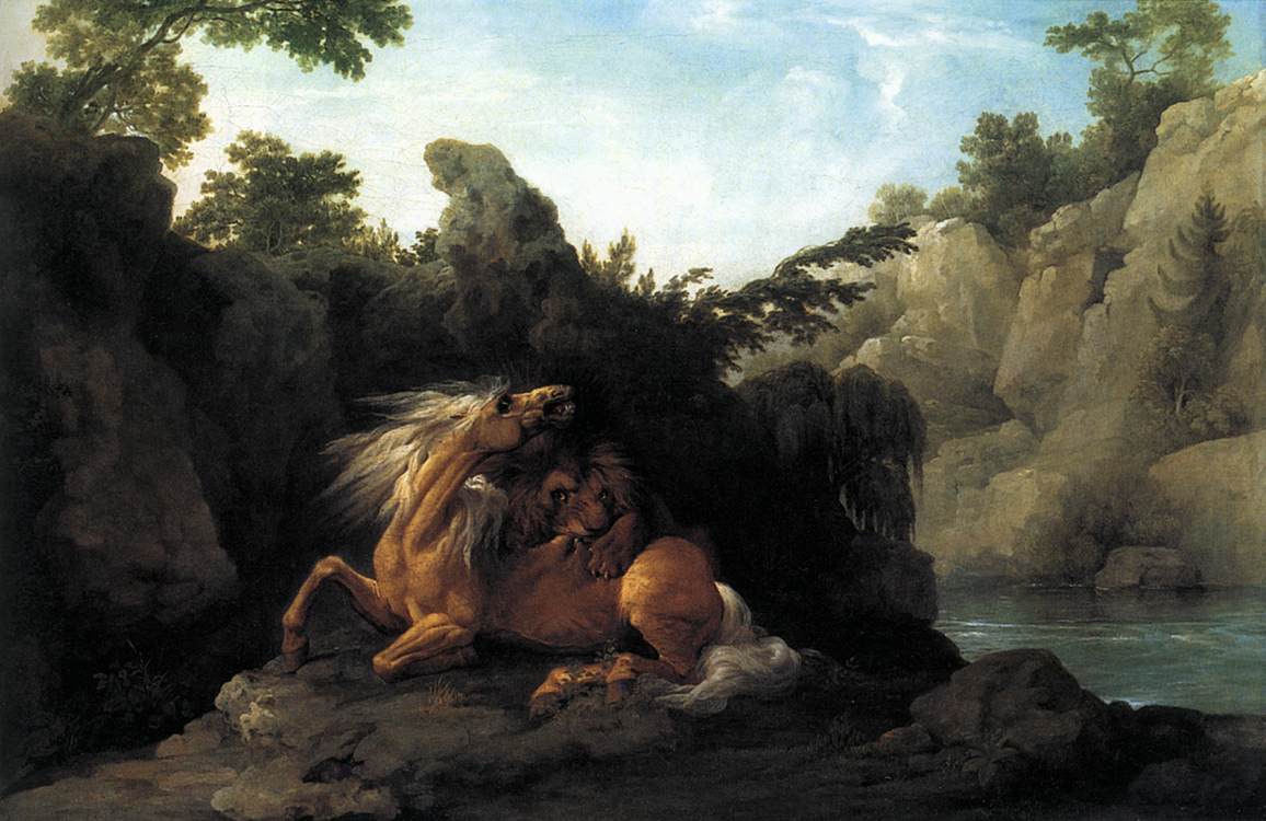 Lion Devouring a Horse by