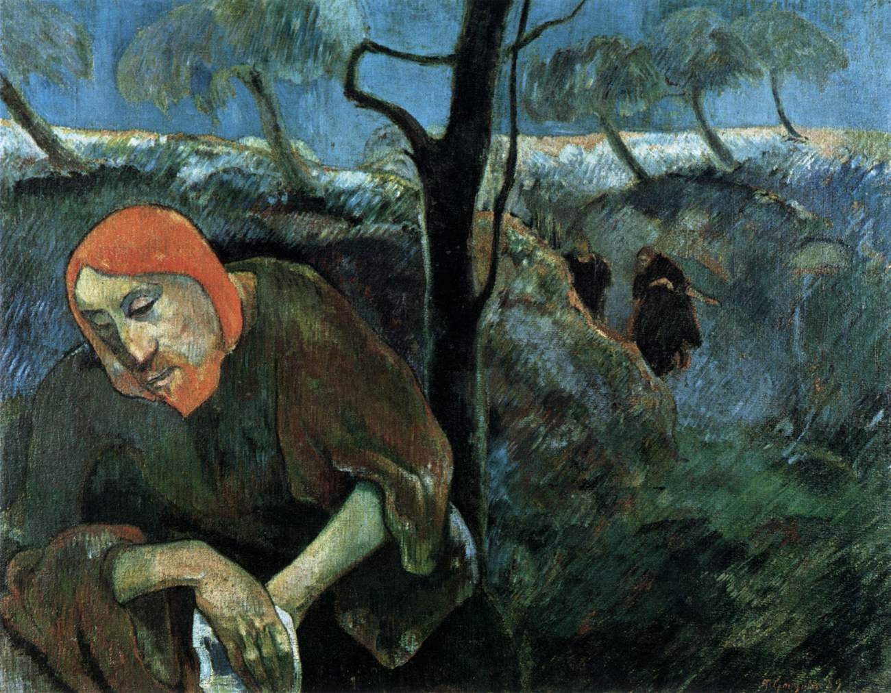 Christ in the Garden of Olives by GAUGUIN, Paul