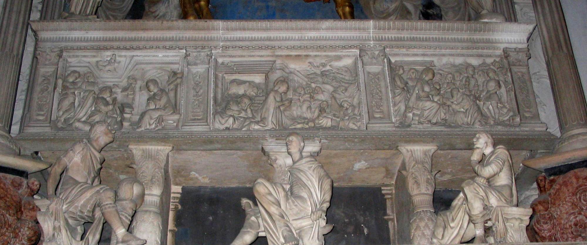 Funerary Monument of Bartolomeo Colleoni (detail) by AMADEO, Giovanni Antonio