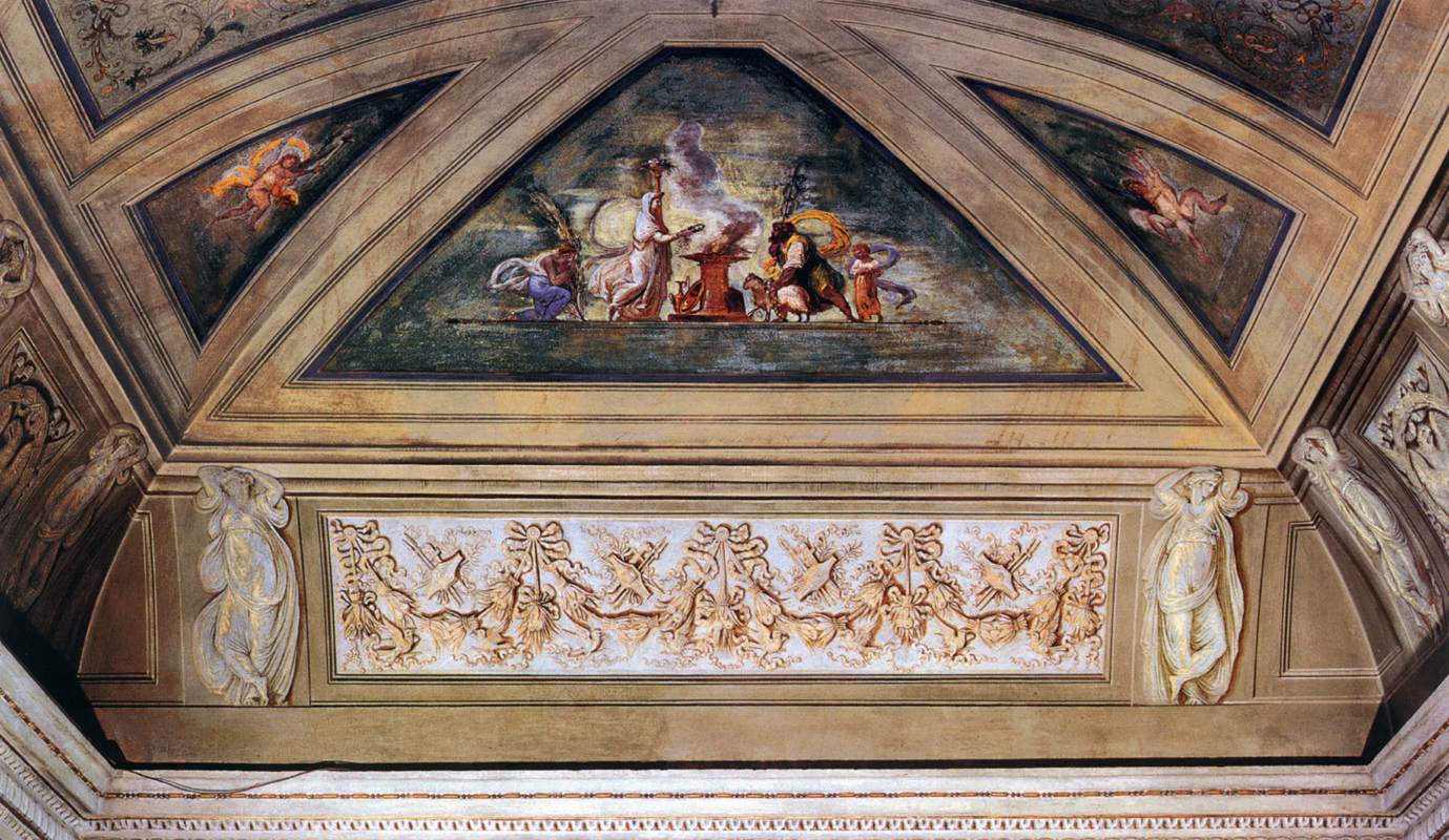 Ceiling decoration by GIANI, Felice