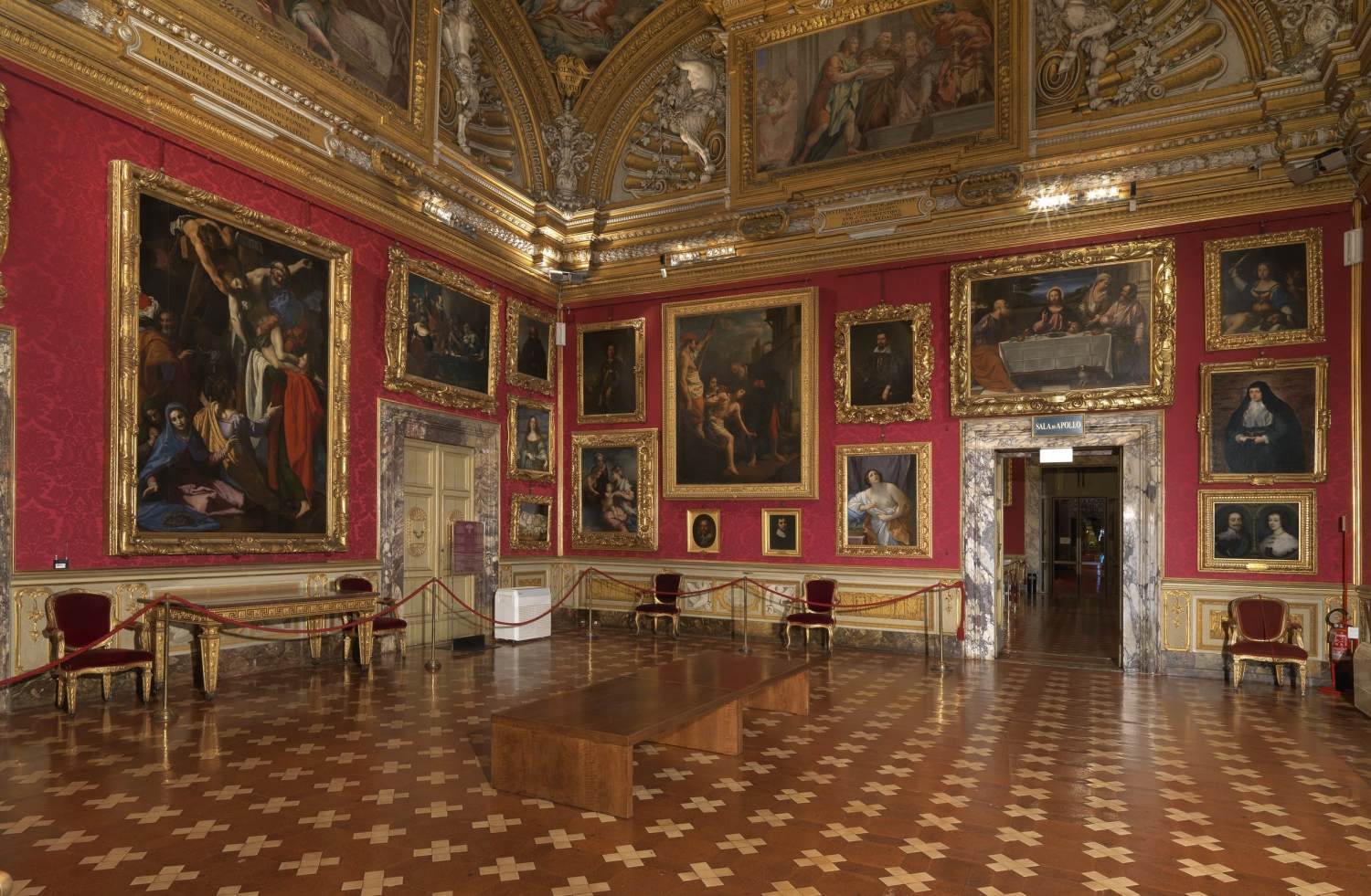 View of the Sala di Apollo by CORTONA, Pietro da