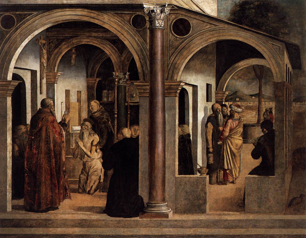 Communion of St Jerome by BASTIANI, Lazzaro