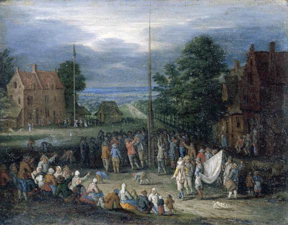 Village Scene by GIJSELS, Pieter