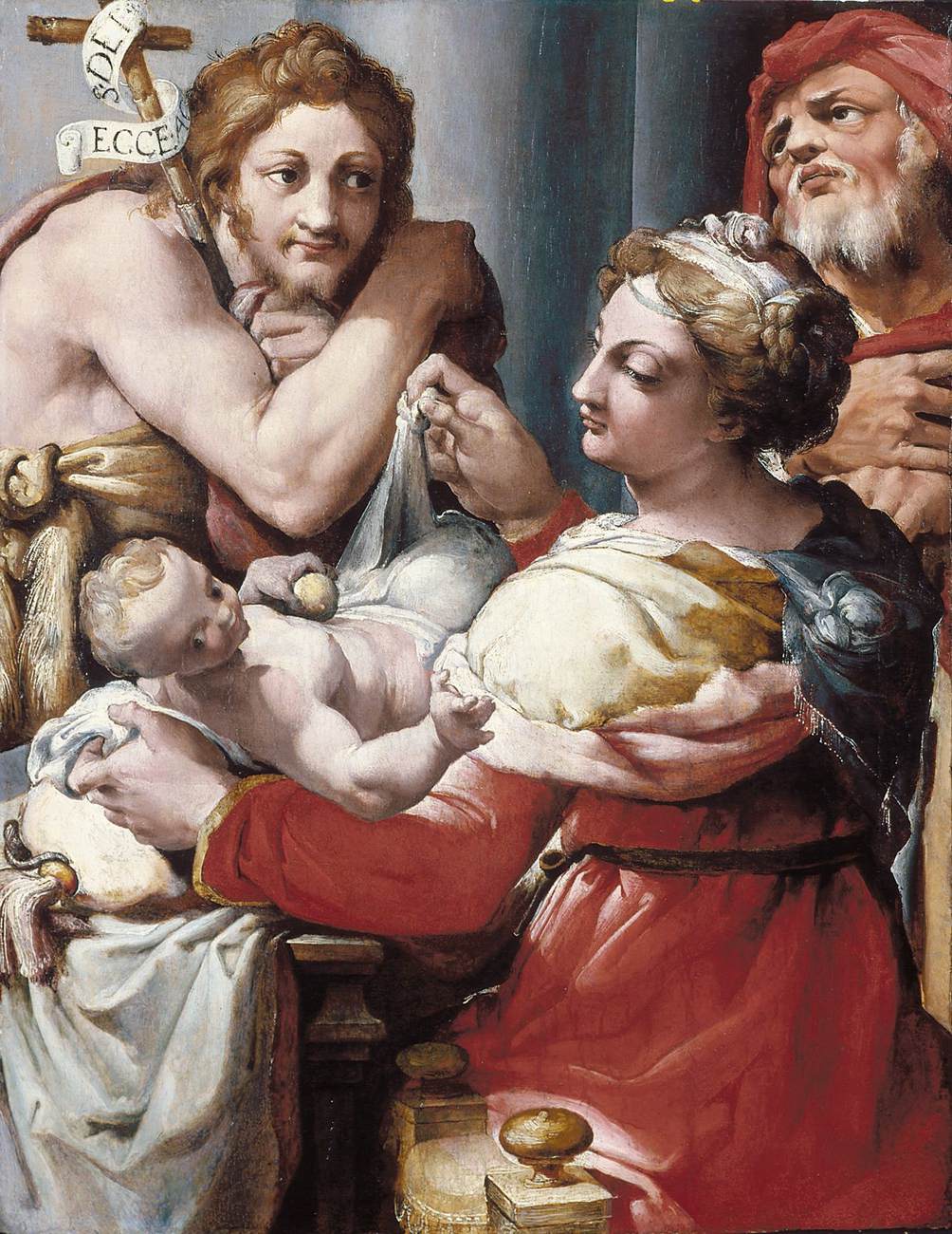 The Holy Family with St John the Baptist by