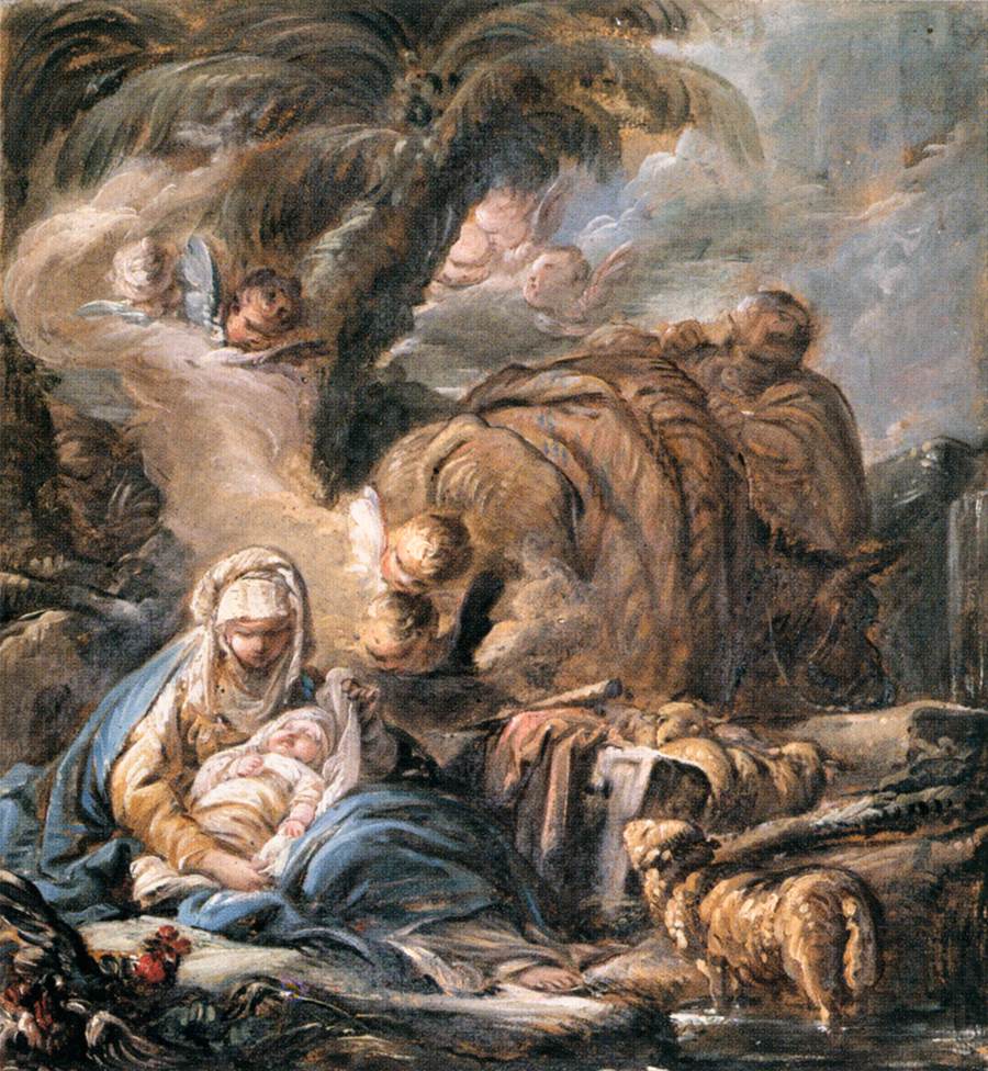 The Flight into Egypt by DESHAYS, Jean-Baptiste