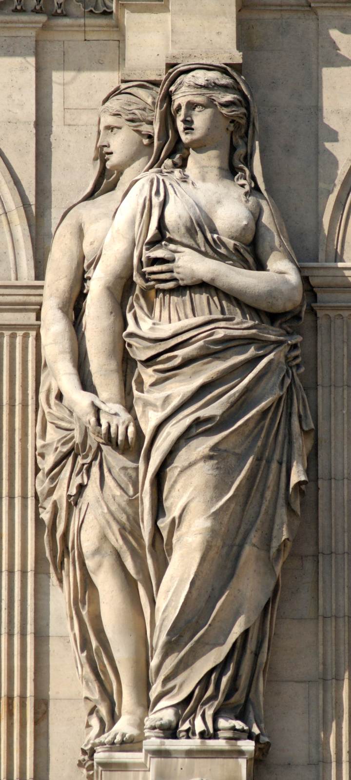 Pair of Caryatids by SARAZIN, Jacques