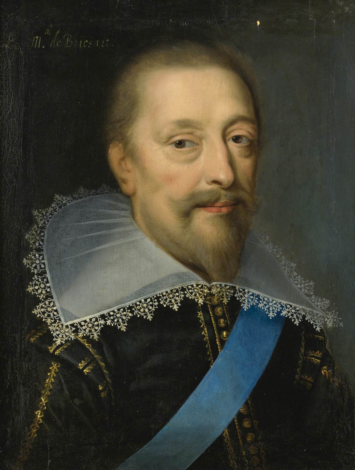 Portrait of a Man with Blue Sash by