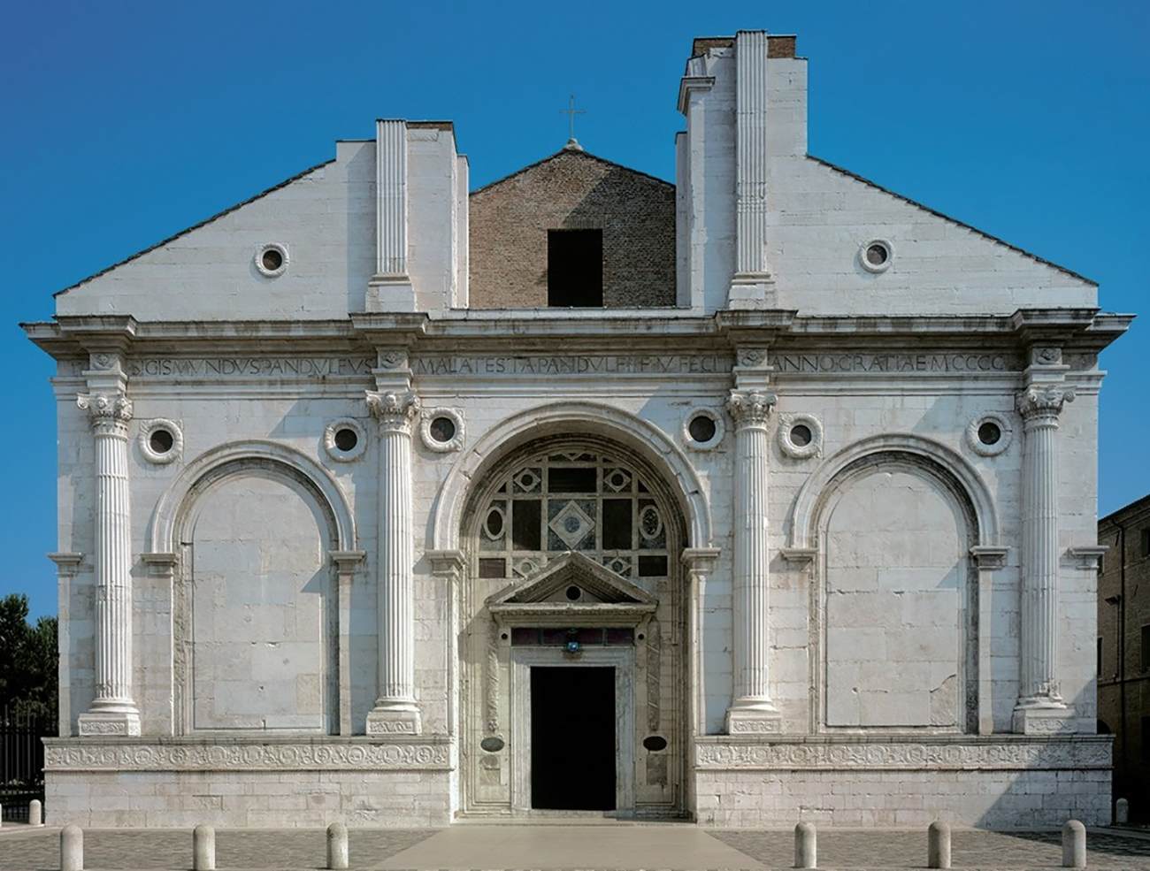 Tempio Malatestiano: Façade by ALBERTI, Leon Battista