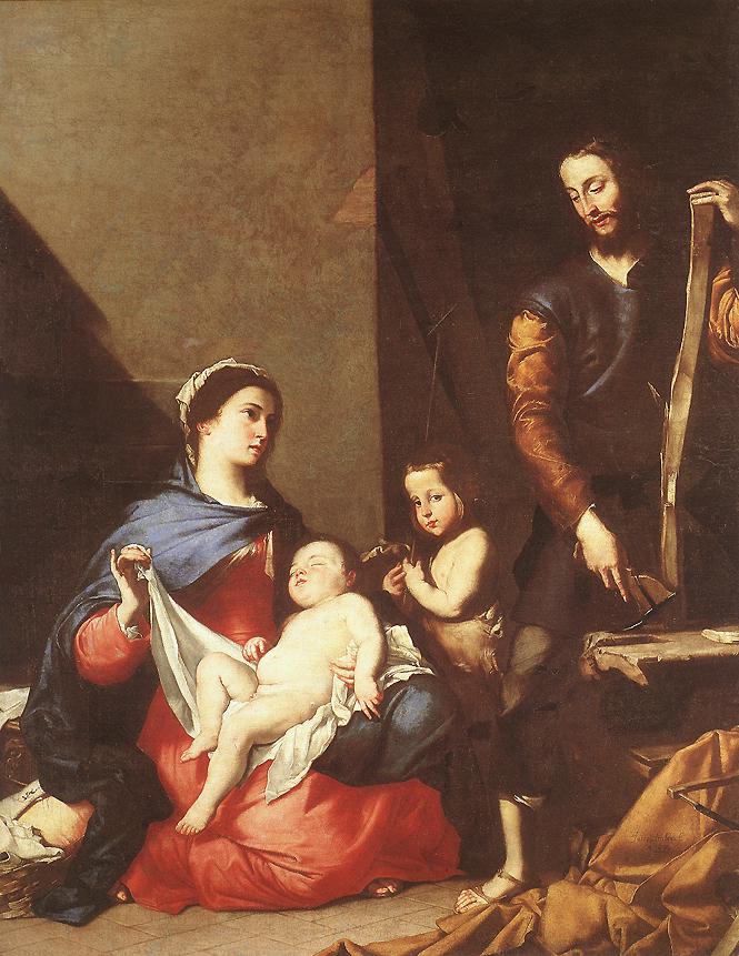 The Holy Family by RIBERA, Jusepe de