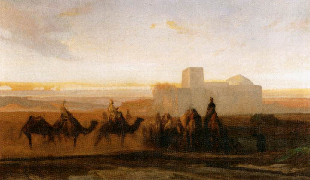 The Caravan by DECAMPS, Alexandre Gabriel