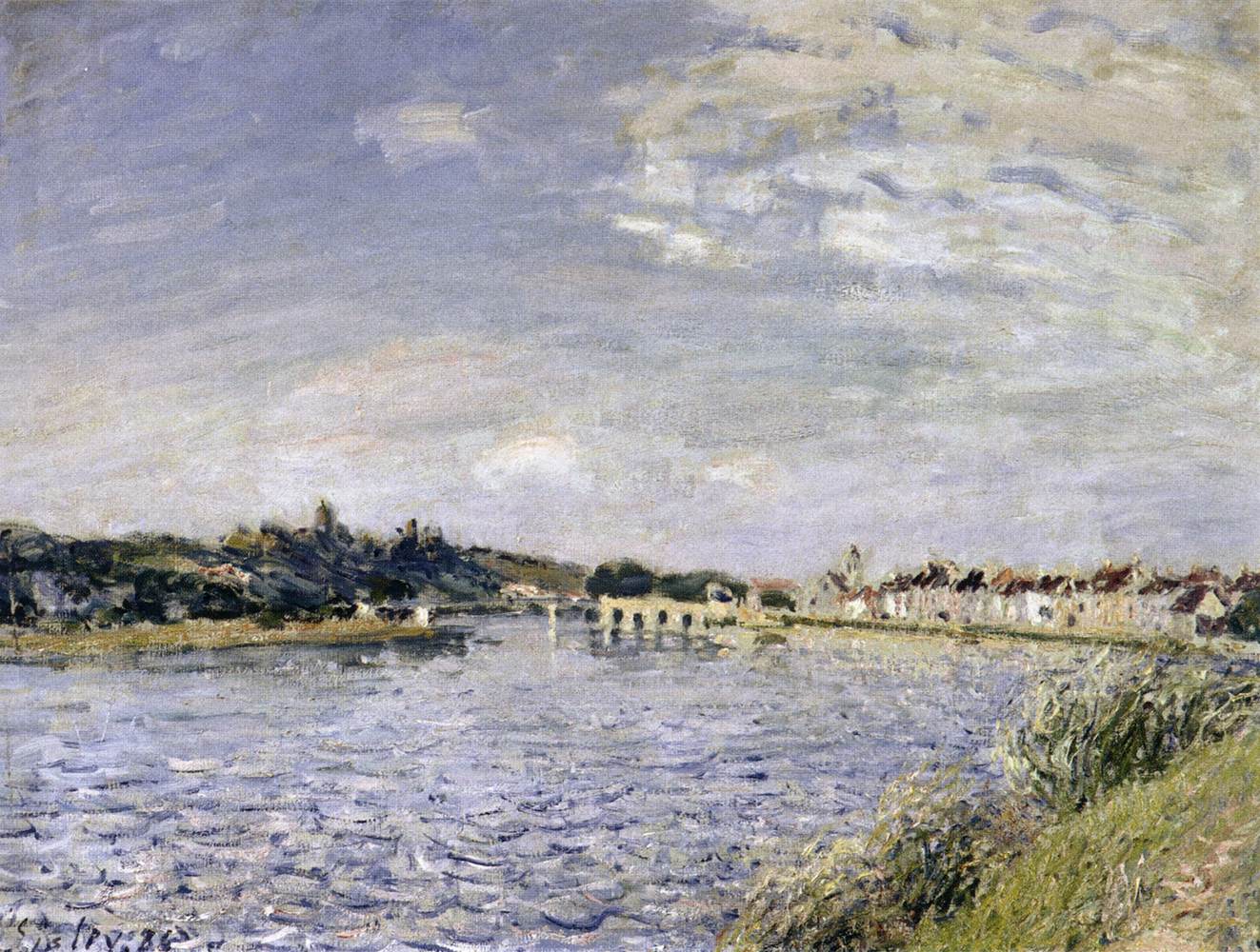 Saint-Mammès-sur-le-Loing by SISLEY, Alfred