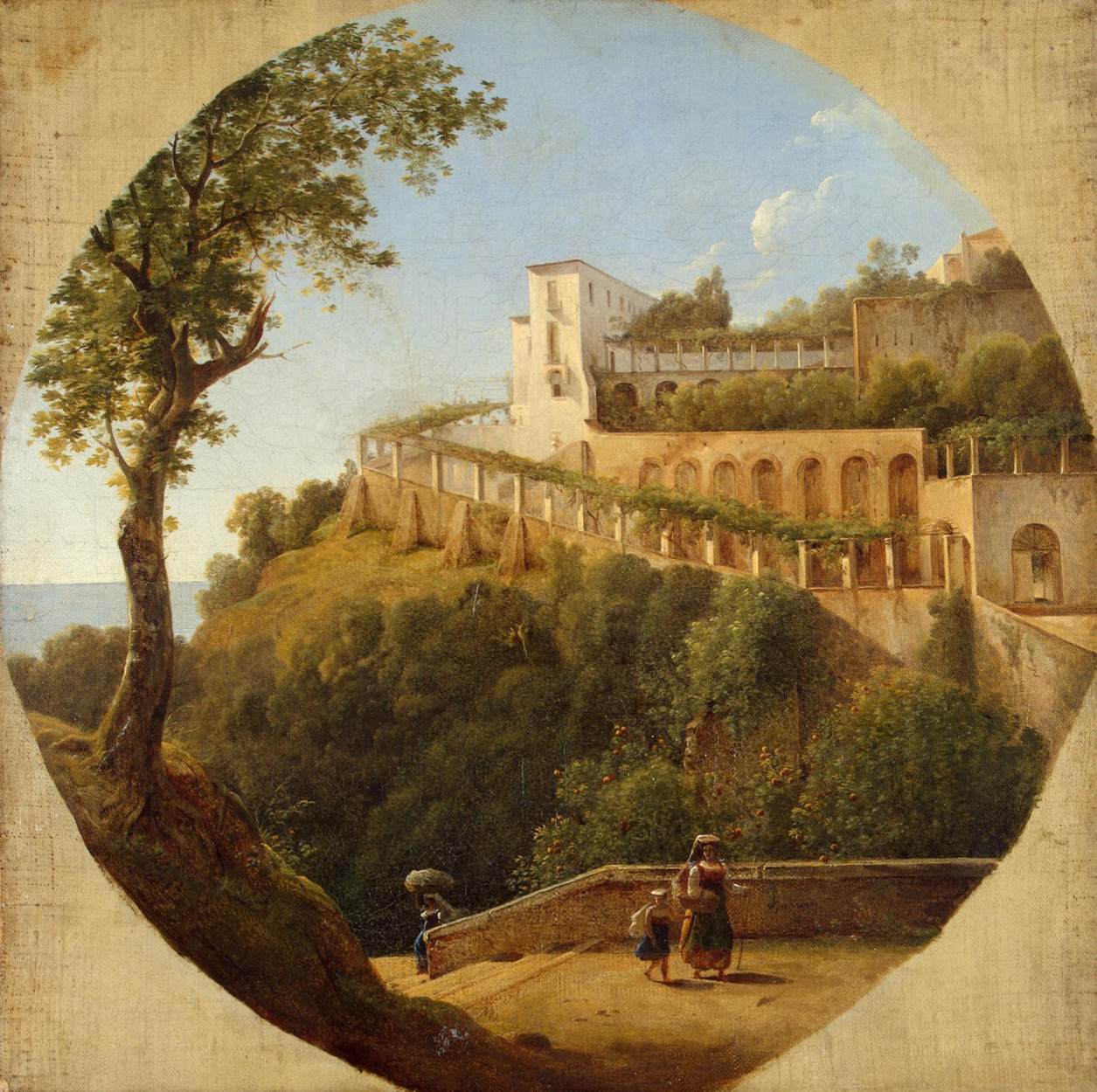 Italian Landscape by CHAUVIN, Pierre-Athanase